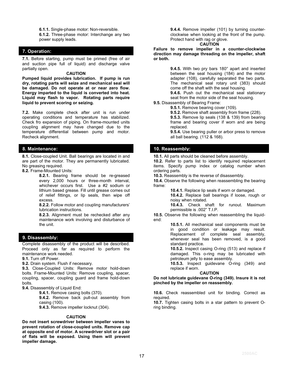 Schreiber Chillers 2500ACsf User Manual | Page 19 / 31