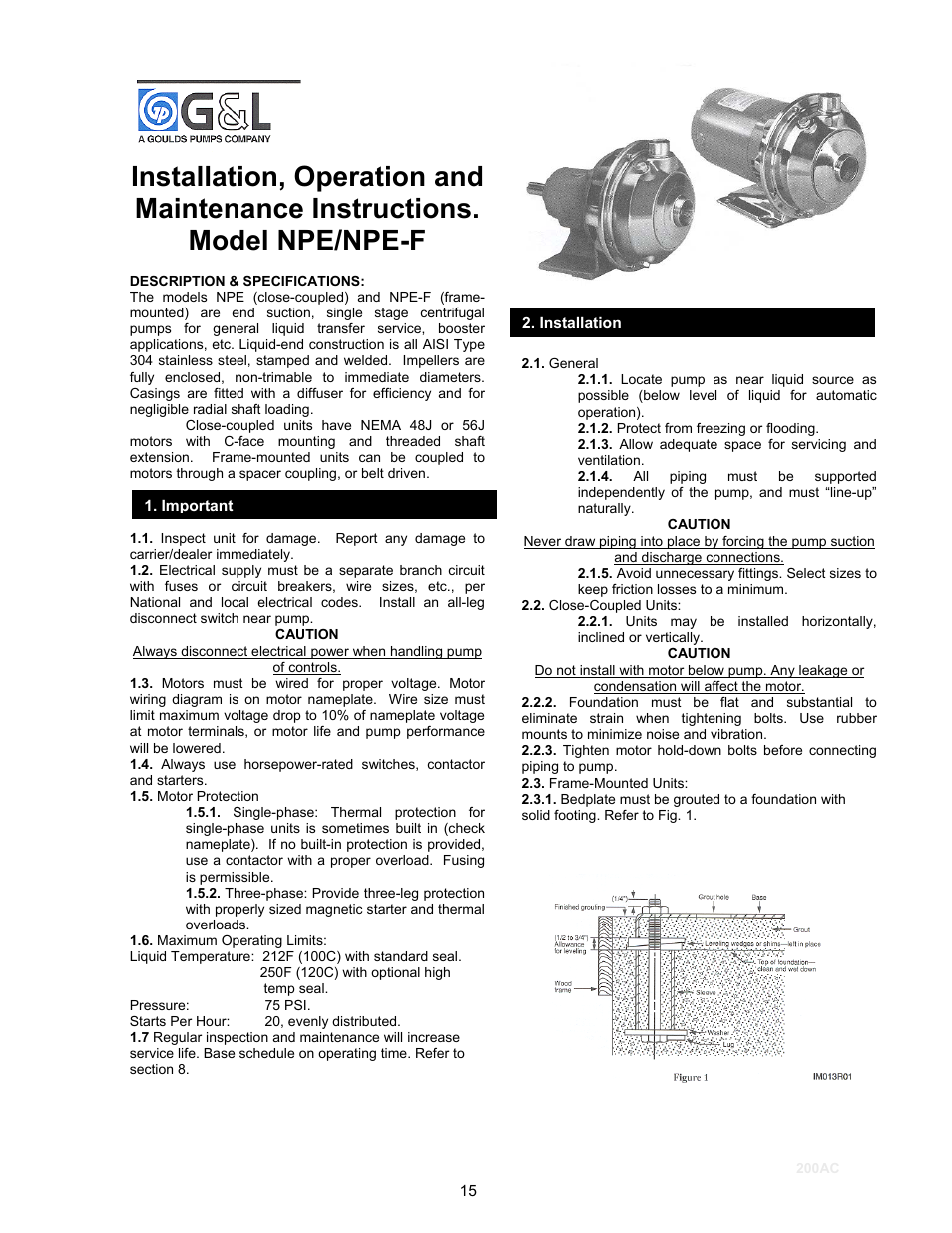 Schreiber Chillers 200ACsf User Manual | Page 16 / 31