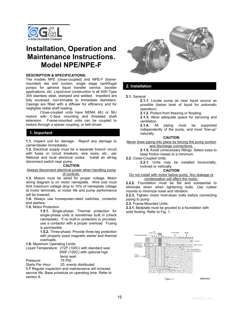 Schreiber Chillers 2000ACsf User Manual | Page 16 / 31