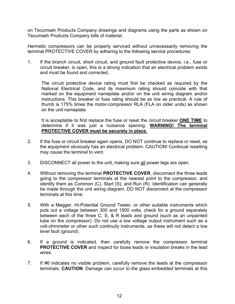 Schreiber Chillers 30AC User Manual | Page 11 / 18