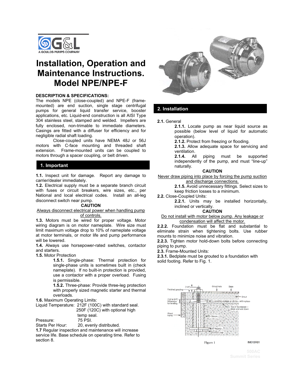 Schreiber Chillers 500ACsf User Manual | Page 17 / 33