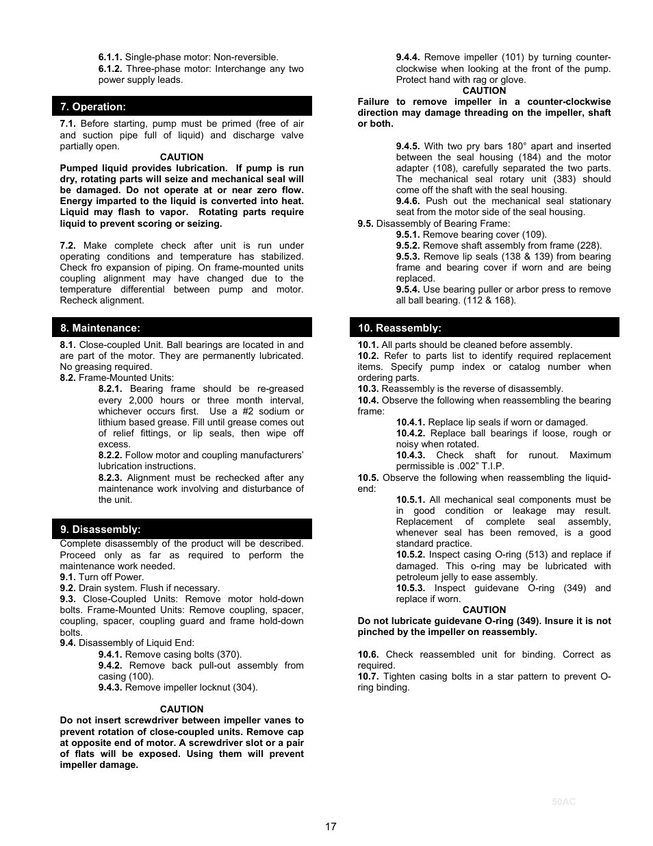 Schreiber Chillers 50ACsf User Manual | Page 19 / 32