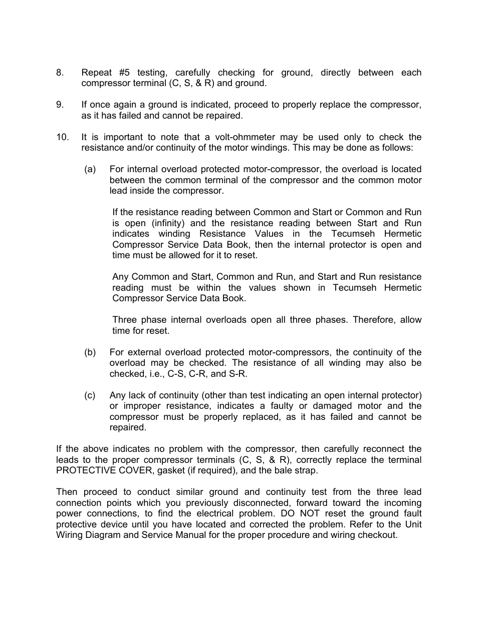 Schreiber Chillers 750ACsf User Manual | Page 24 / 31