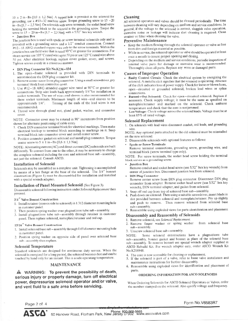 Schreiber Chillers 400AC MRI User Manual | Page 37 / 40