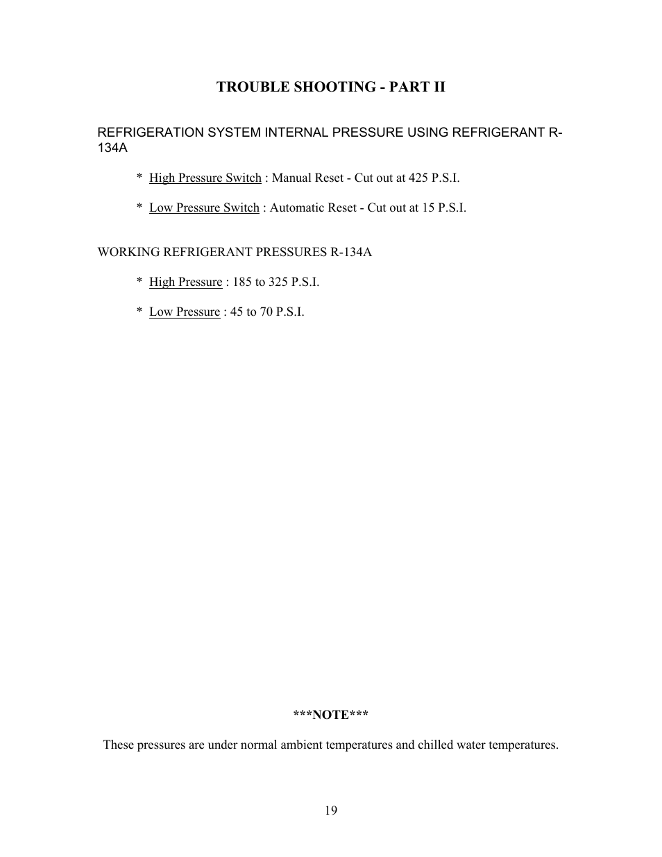Schreiber Chillers MICRO MAX CHILLERS User Manual | Page 19 / 21