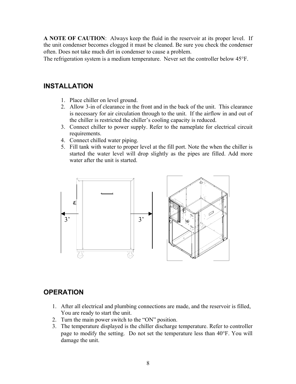 Schreiber Chillers MICRO MAX CHILLERS User Manual | Page 8 / 21