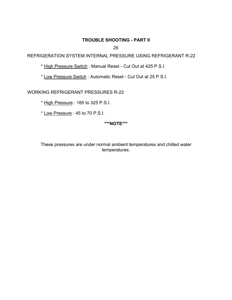 Schreiber Chillers Hypertherm Part No 039104 User Manual | Page 26 / 30
