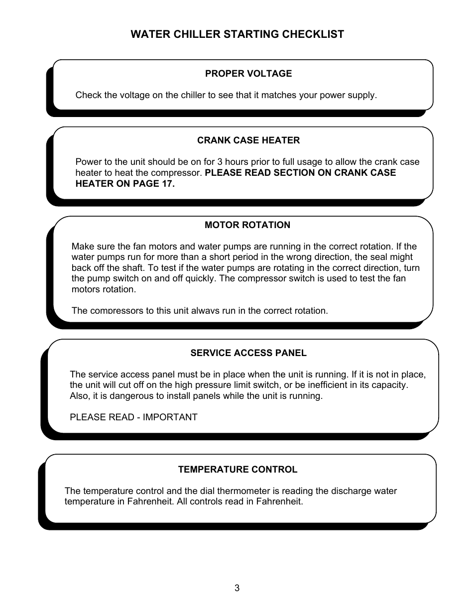 Schreiber Chillers Hypertherm Part No 039104 User Manual | Page 3 / 30