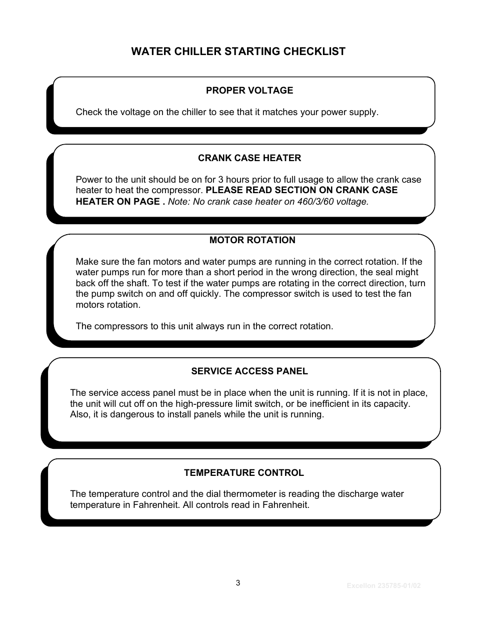 Schreiber Chillers Excellon 150AC User Manual | Page 4 / 33