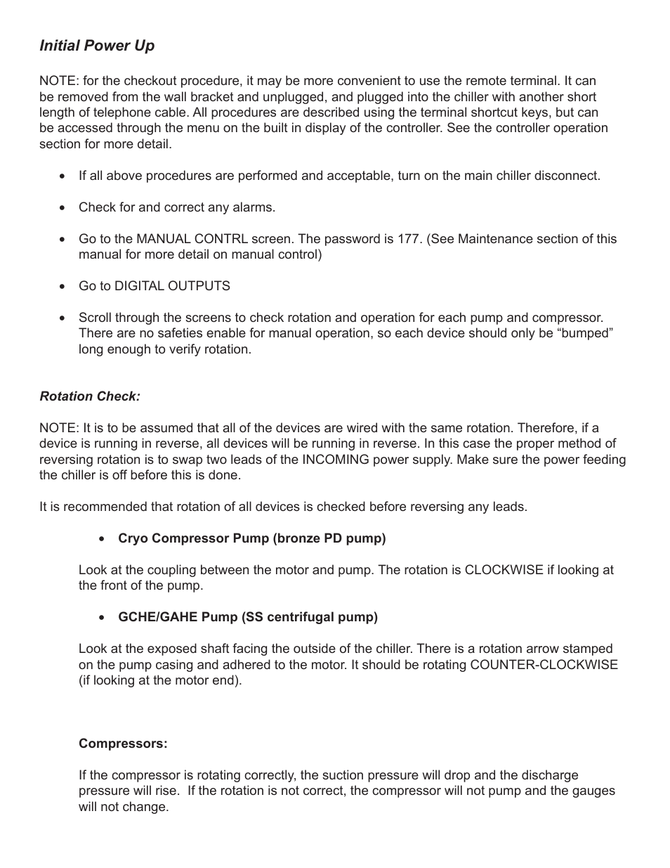 Schreiber Chillers 1055AC/RC HANDBOOK User Manual | Page 12 / 45