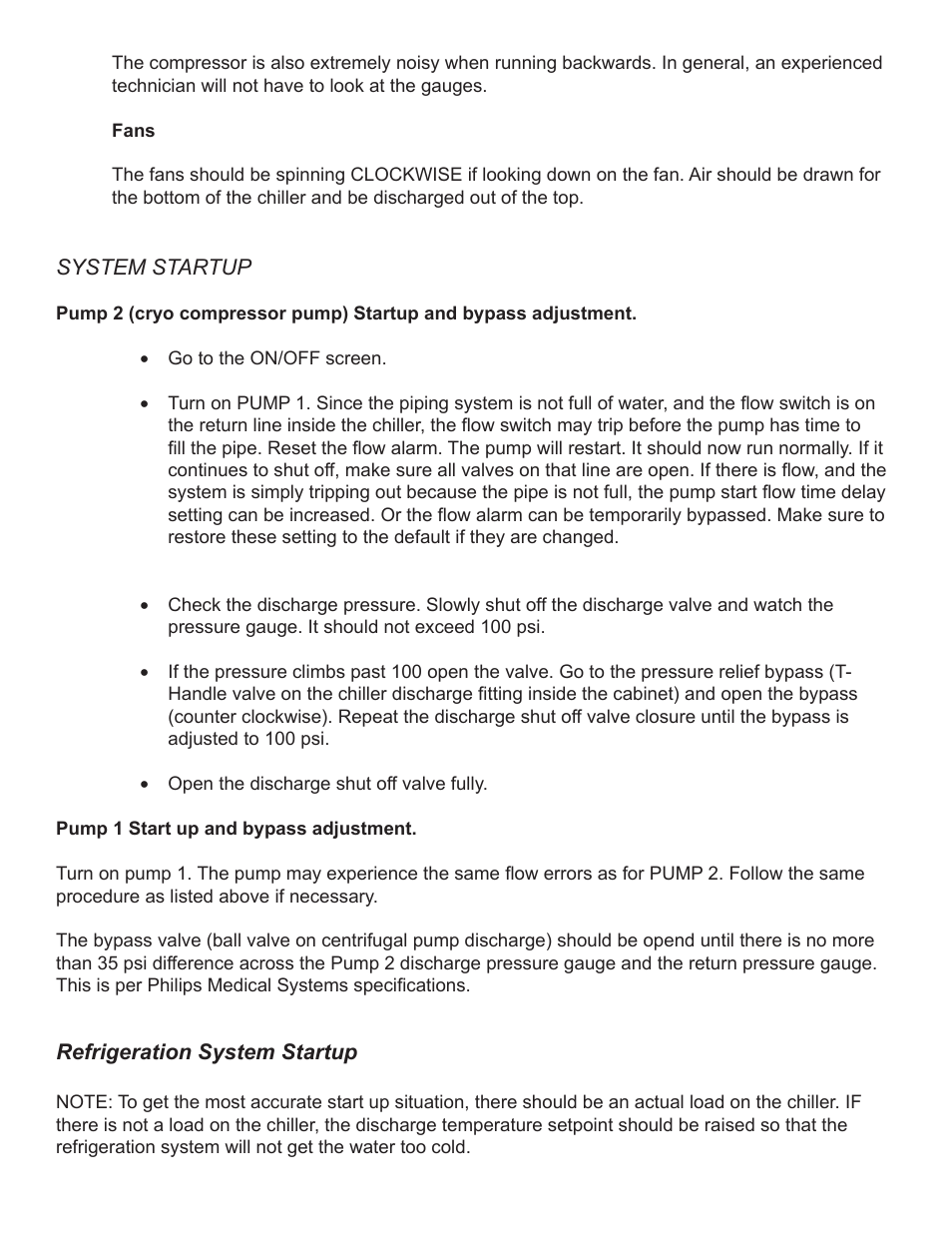 Schreiber Chillers 1055AC/RC HANDBOOK User Manual | Page 13 / 45