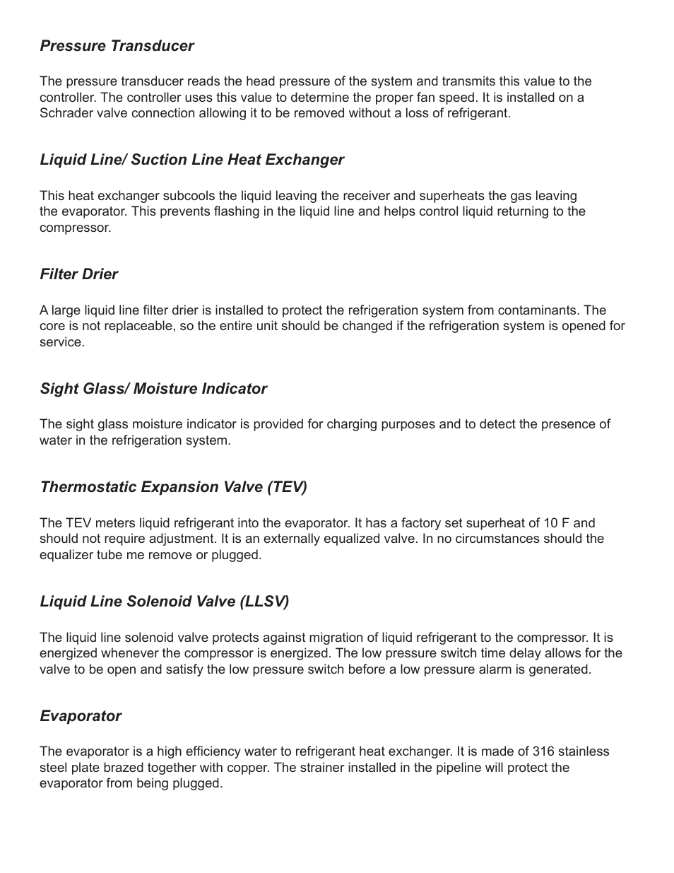 Schreiber Chillers 1055 New User Manual | Page 28 / 64