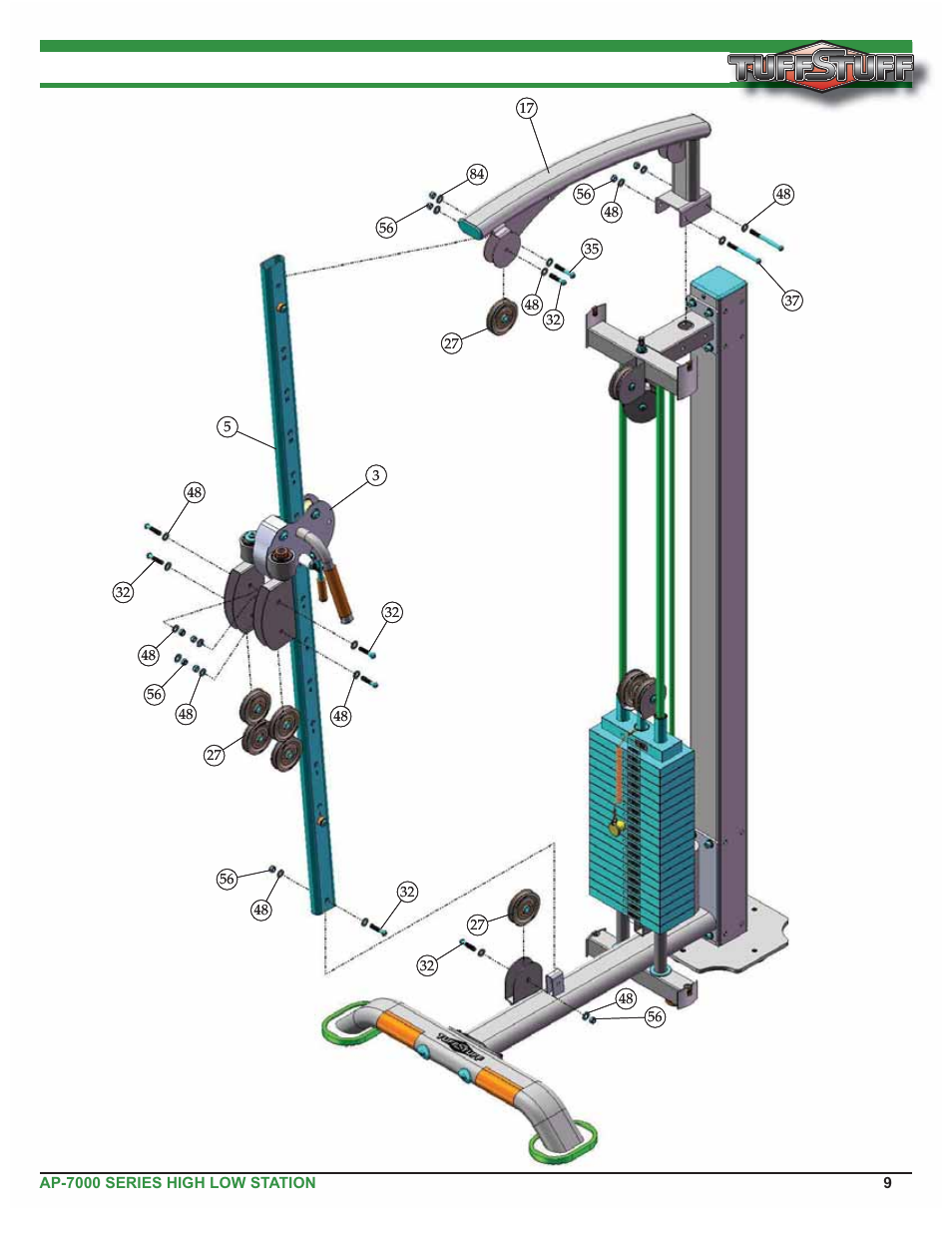 Tuff Stuff AP-71HL Single Station High Low User Manual | Page 9 / 19