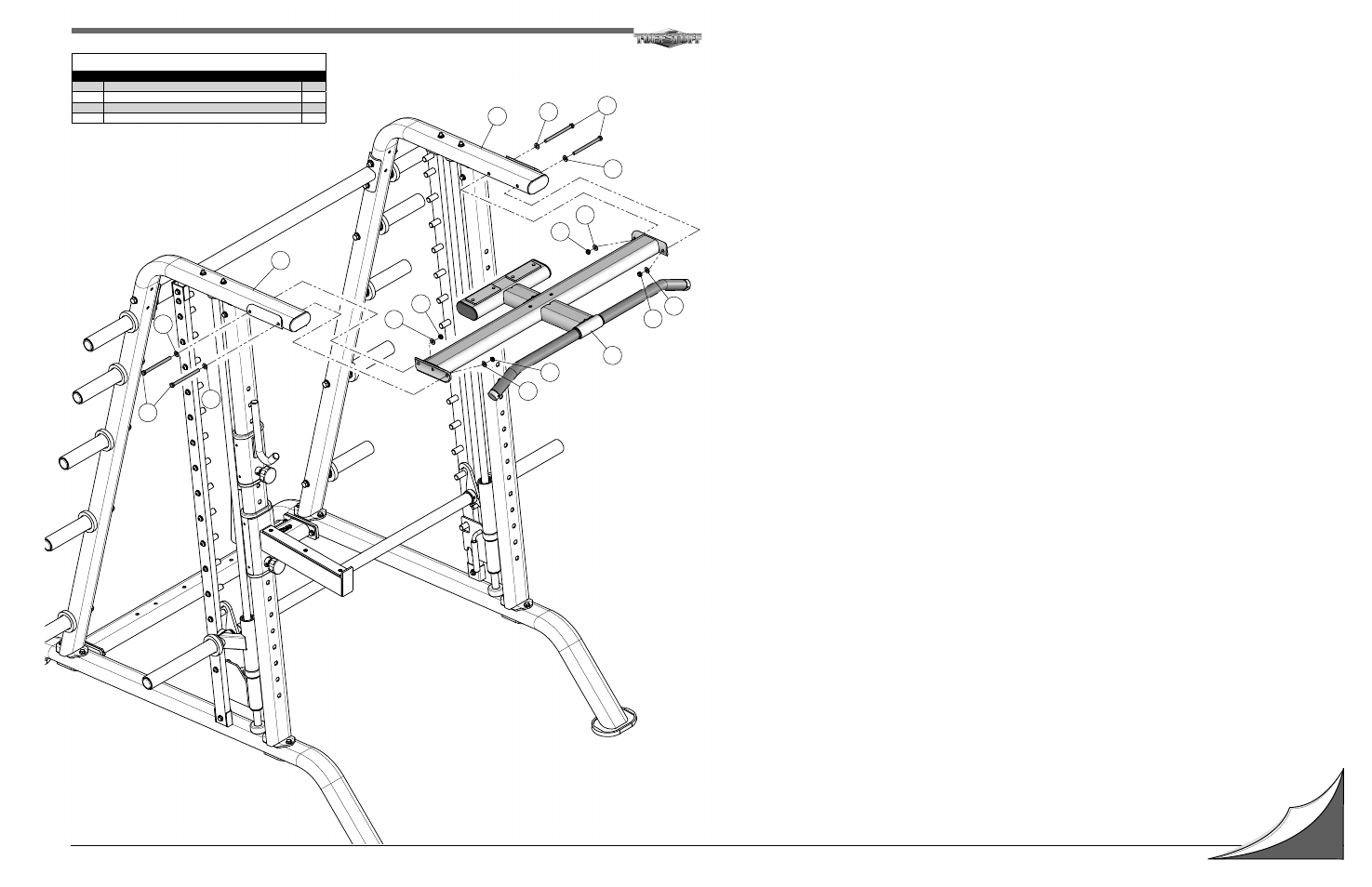 Tuff Stuff RSM-625WS Smith-Half Cage Ensemble User Manual | Page 11 / 14