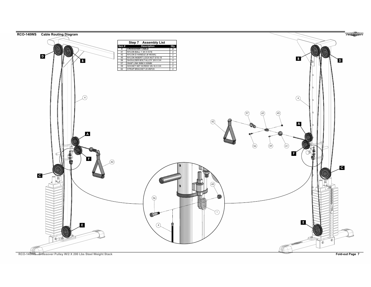 Tuff Stuff RCO-140WS Crossover Pulley User Manual | Page 8 / 10