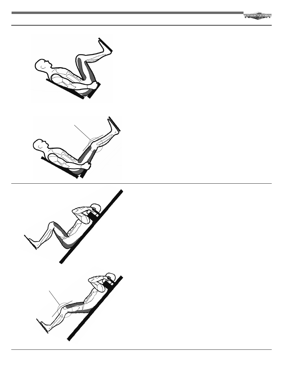 Leg press, Hack squat | Tuff Stuff RLP-200 Leg Press/Hack Squat User Manual | Page 11 / 12