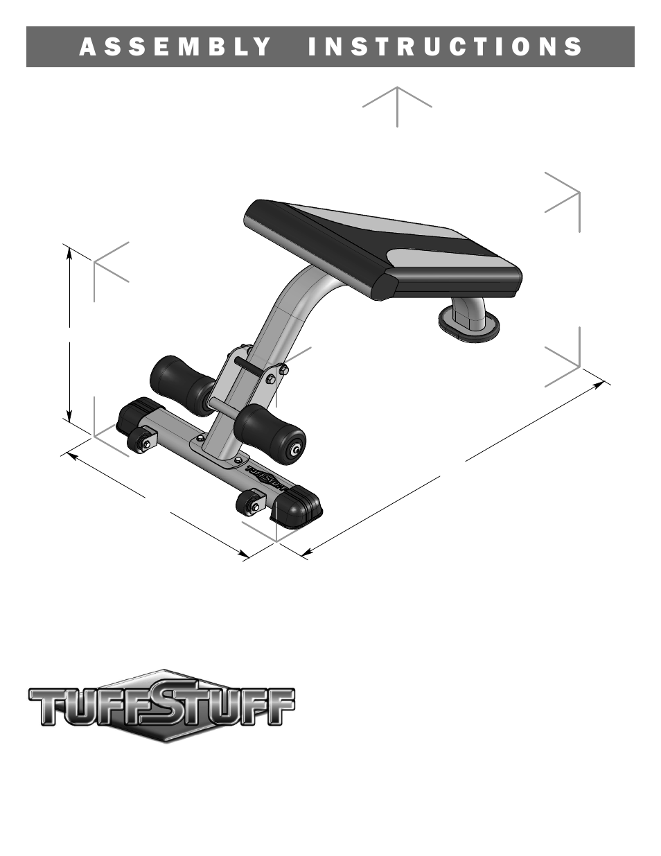 Tuff Stuff RMA-320 Mini Ab Bench User Manual | 4 pages