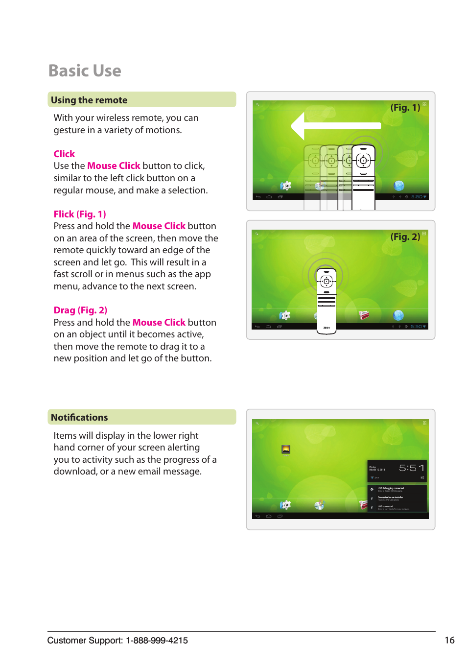 Basic use | ZEKI TAB803B USER MANUAL User Manual | Page 16 / 24