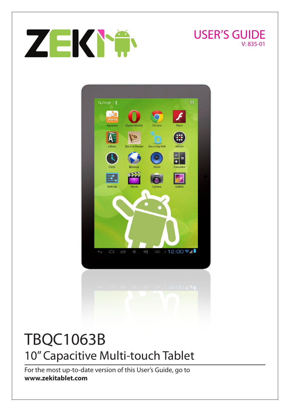 ZEKI TBQC1063B USER MANUAL User Manual | 23 pages