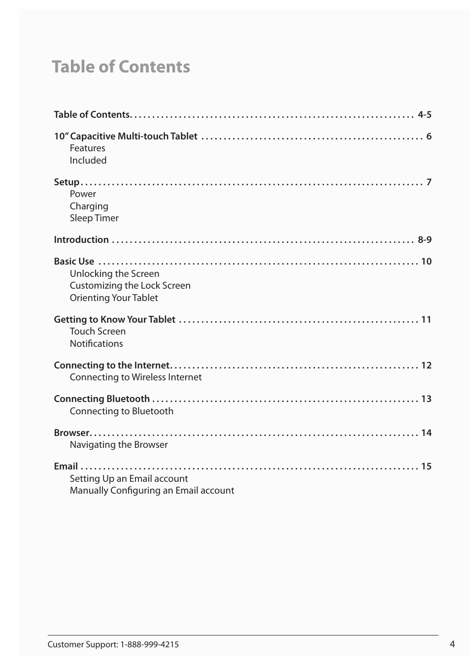 ZEKI TBQC1063B USER MANUAL User Manual | Page 4 / 23