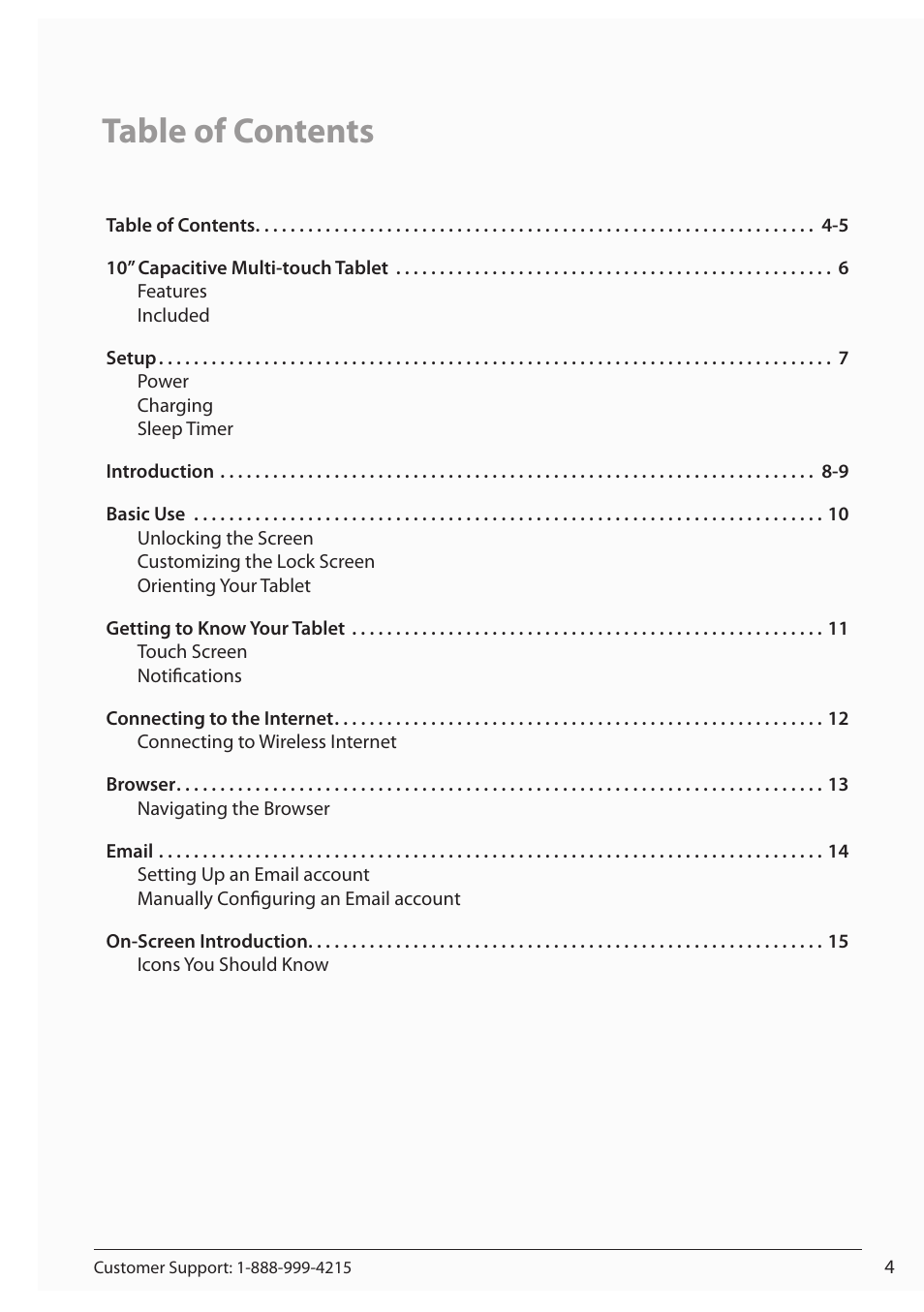 ZEKI TBDC1093B USER MANUAL User Manual | Page 4 / 22