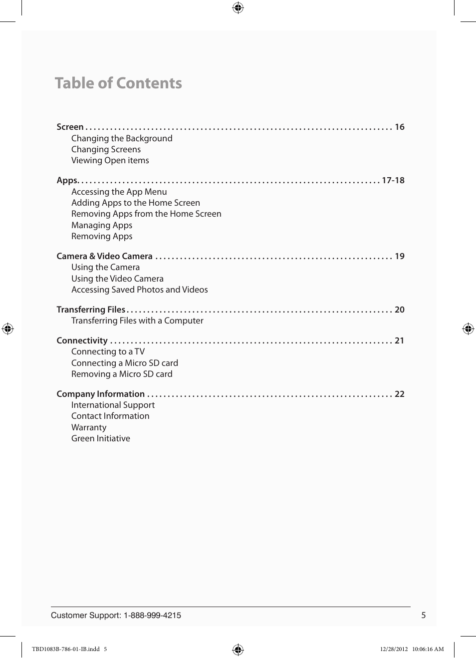 ZEKI TBD1083B USER MANUAL User Manual | Page 5 / 22