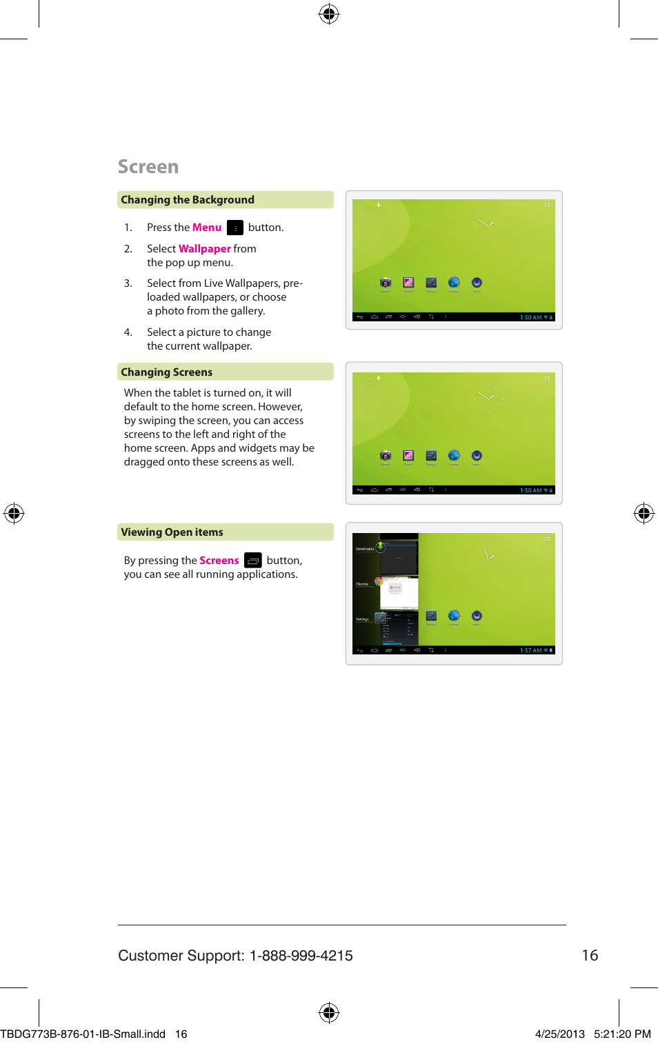 Screen | ZEKI TBDG773B USER MANUAL User Manual | Page 16 / 22