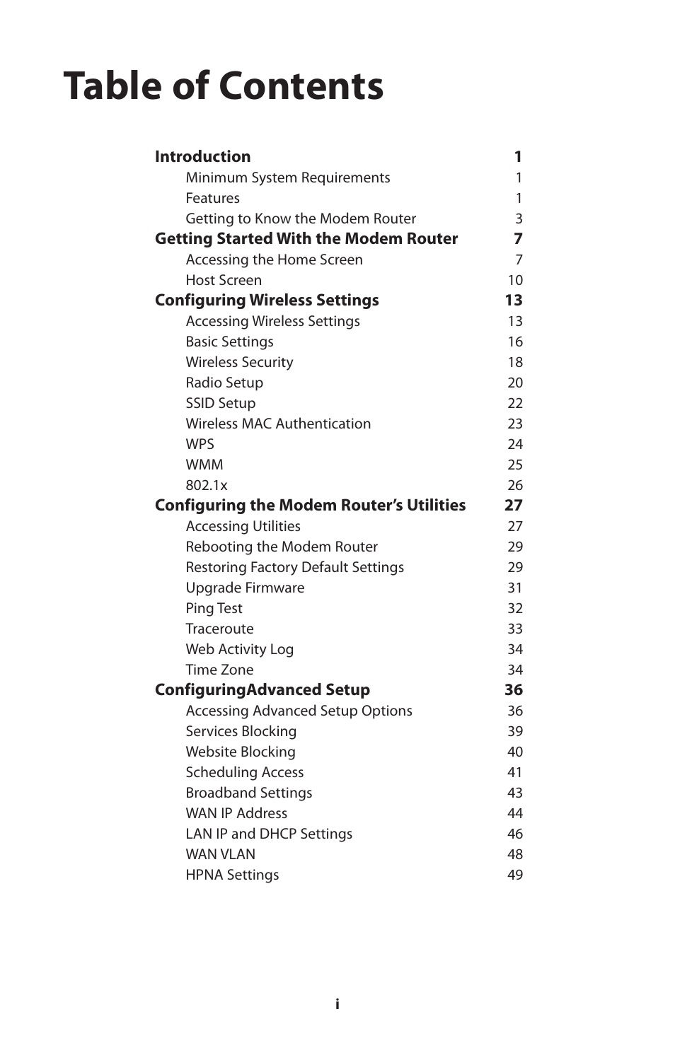 Actiontec V1000H User Manual User Manual | Page 2 / 82