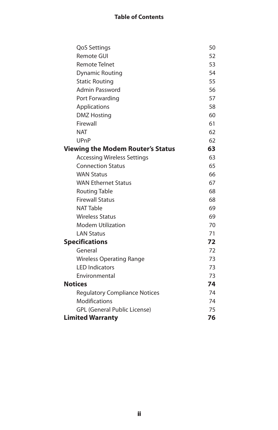 Actiontec V1000H User Manual User Manual | Page 3 / 82