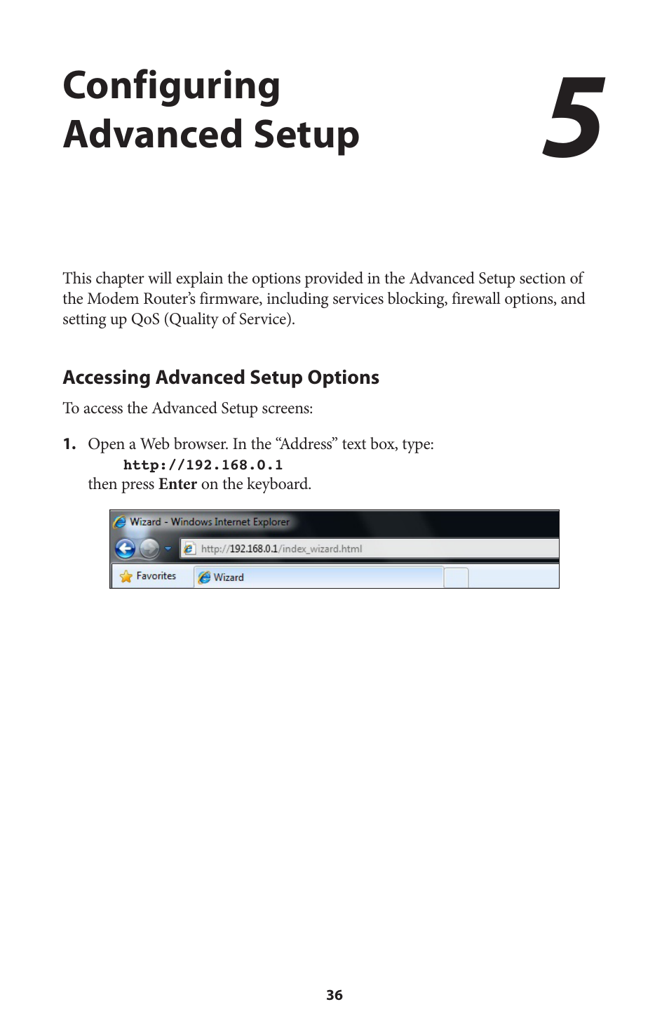 Configuringadvanced setup, Accessing advanced setup options, Configuring advanced setup | Actiontec V1000H User Manual User Manual | Page 39 / 82