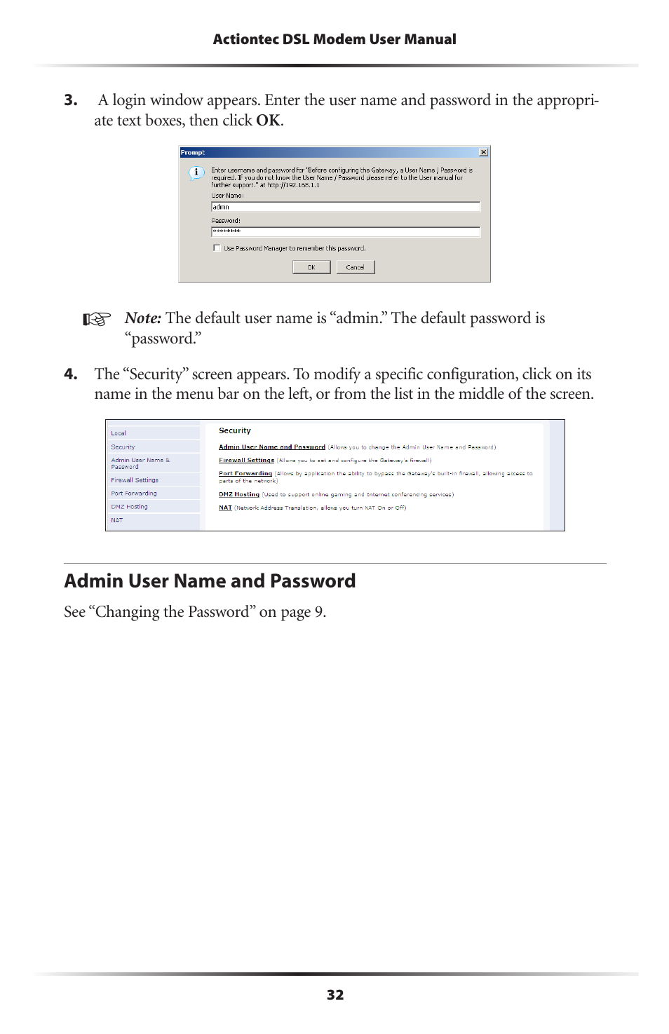 Actiontec GT701D User Manual User Manual | Page 35 / 91