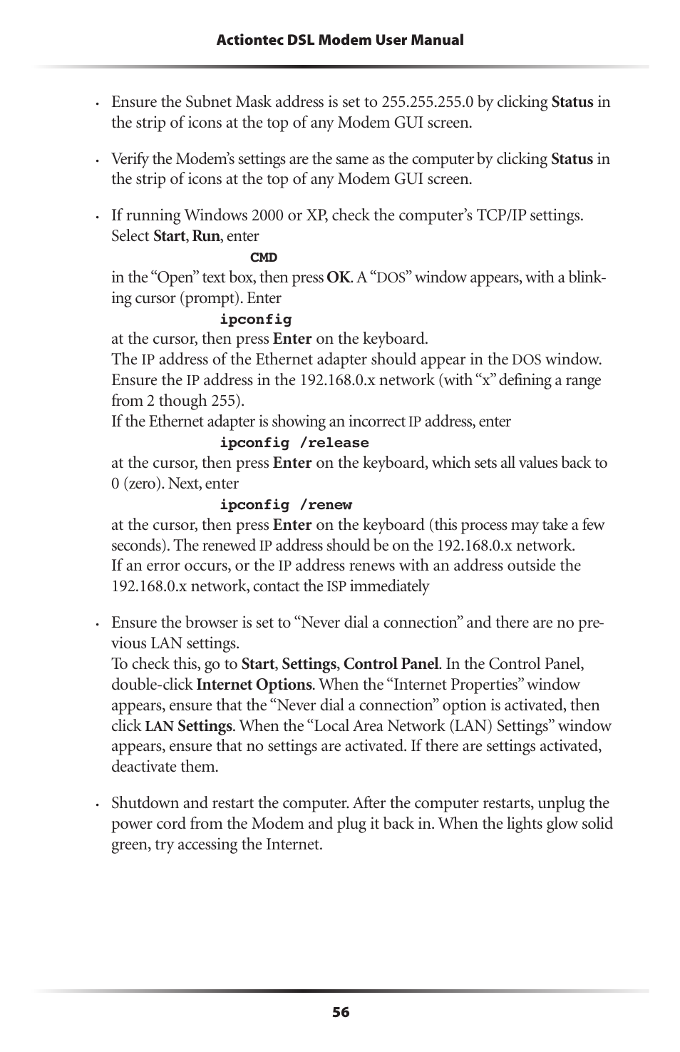 Actiontec GT701D User Manual User Manual | Page 59 / 91