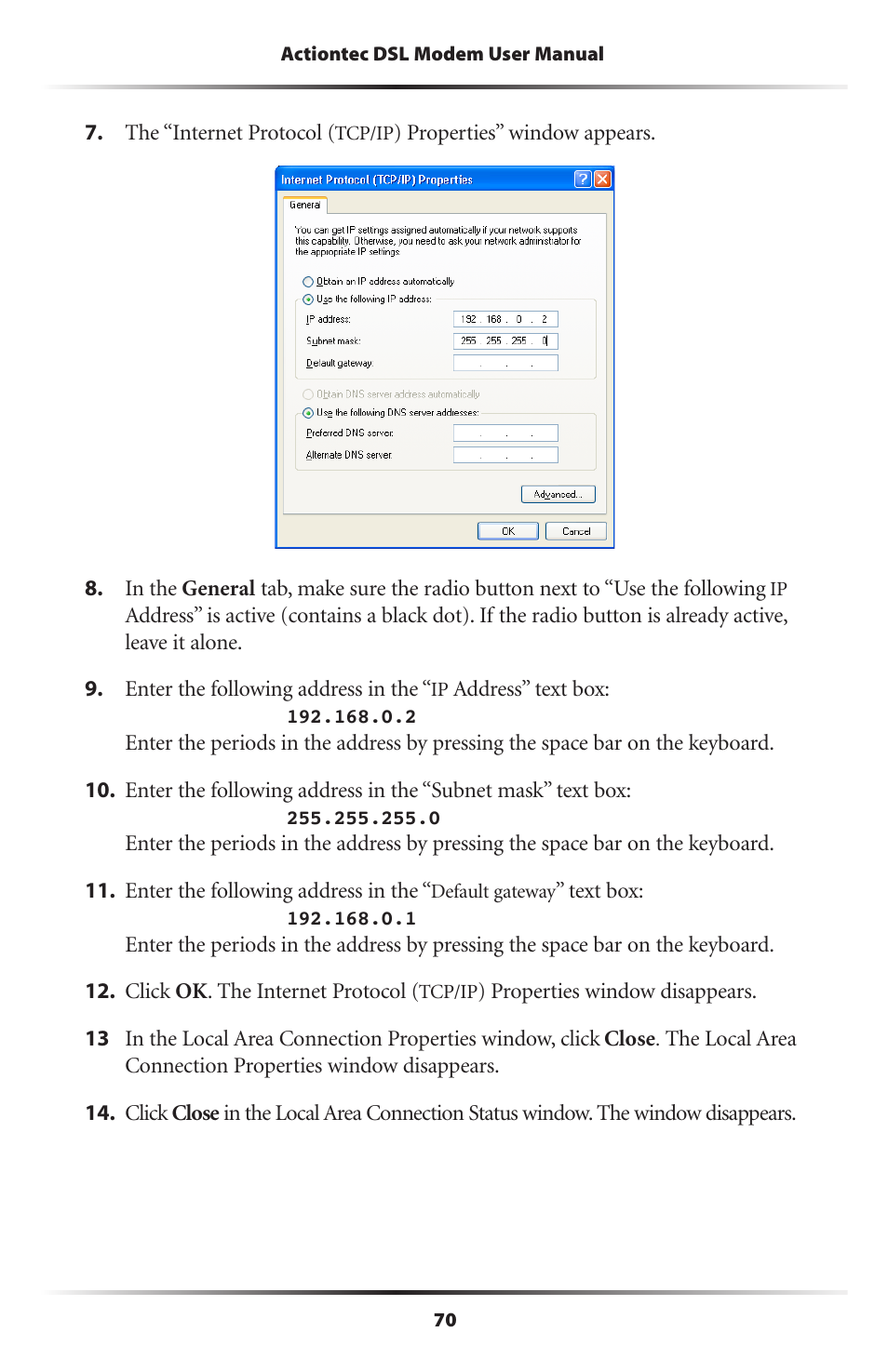 Actiontec GT701D User Manual User Manual | Page 73 / 91