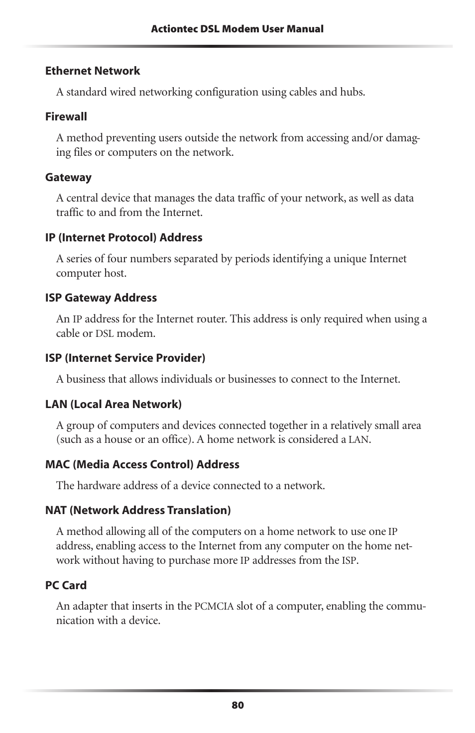 Actiontec GT701D User Manual User Manual | Page 83 / 91