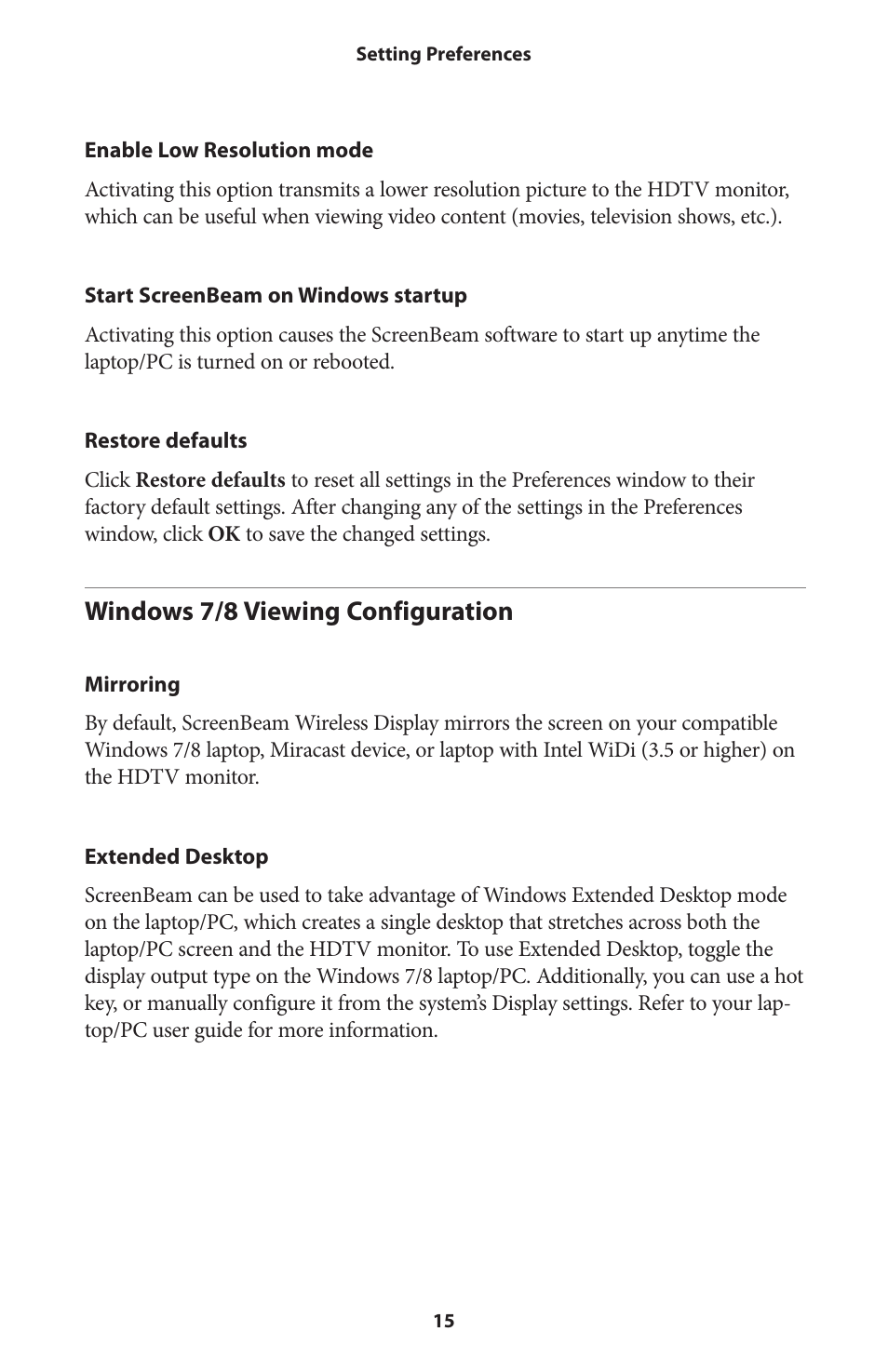 Windows 7/8 viewing configuration | Actiontec SBWD100A, SBT100U User Manual User Manual | Page 17 / 31