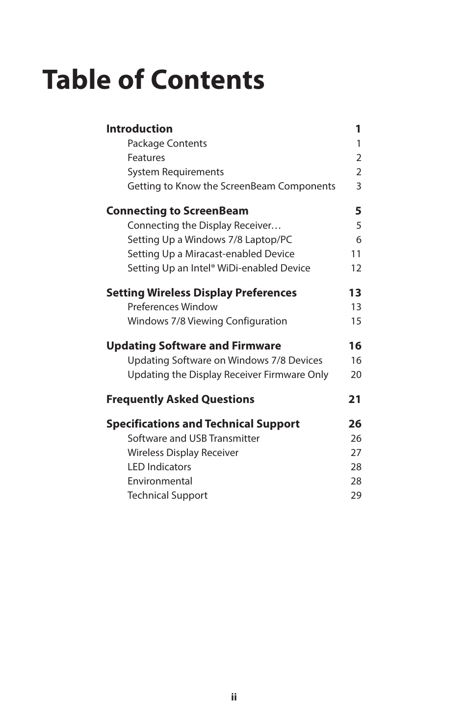 Actiontec SBWD100A, SBT100U User Manual User Manual | Page 2 / 31