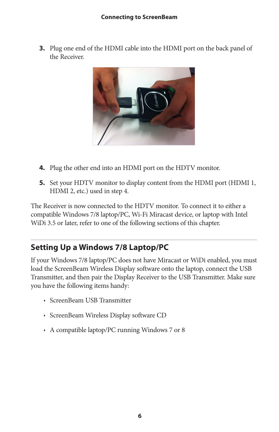 Setting up a windows 7/8 laptop/pc | Actiontec SBWD100A, SBT100U User Manual User Manual | Page 8 / 31