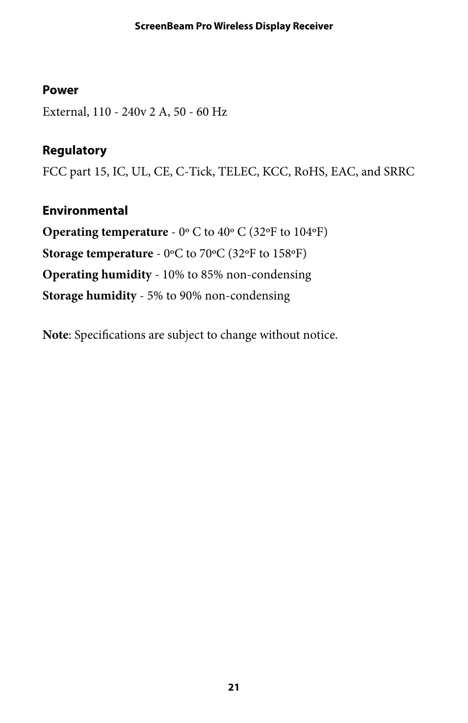 Actiontec SBWD100A User Manual User Manual | Page 22 / 24