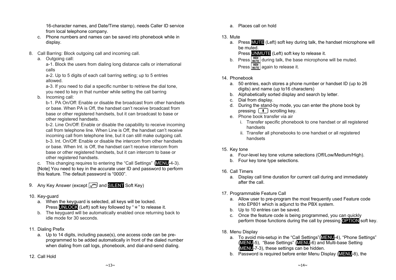 SENAO EnGenius EP-801 User Manual | Page 7 / 167