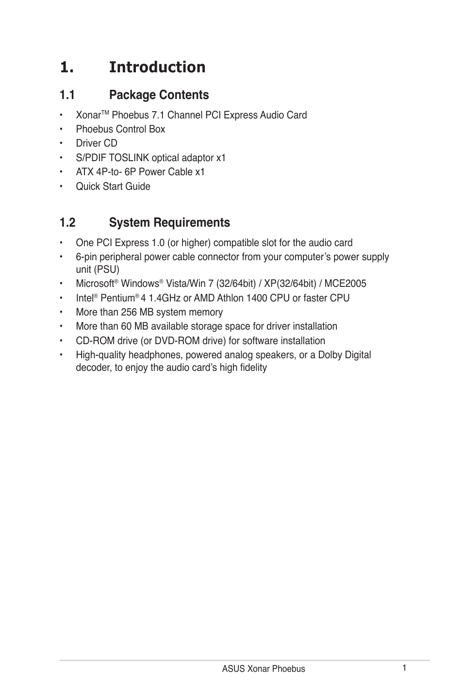 Asus ROG Xonar Phoebus User Manual | 72 pages