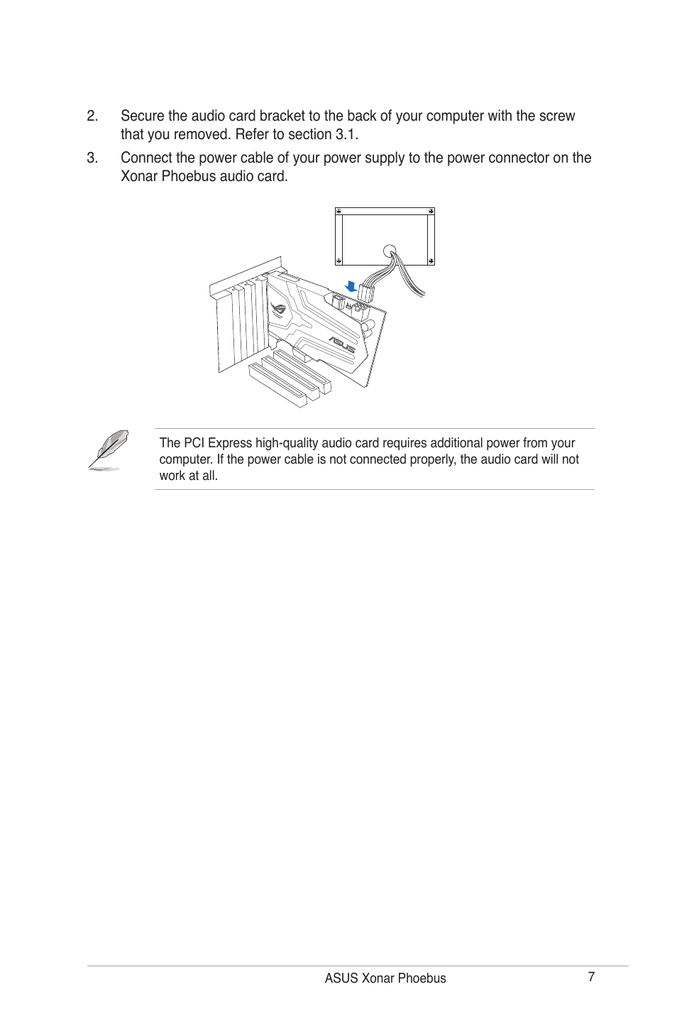 Asus ROG Xonar Phoebus User Manual | Page 7 / 72