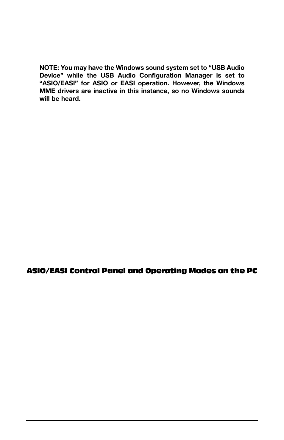 Asio/easi control panel and | M-AUDIO Duo USB User Manual | Page 17 / 27