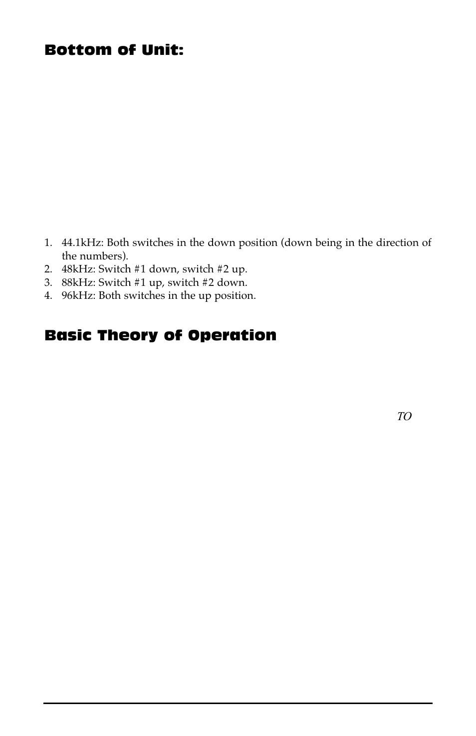 Bottom of unit, Basic theory of operation, Duo features | M-AUDIO Duo USB User Manual | Page 6 / 27