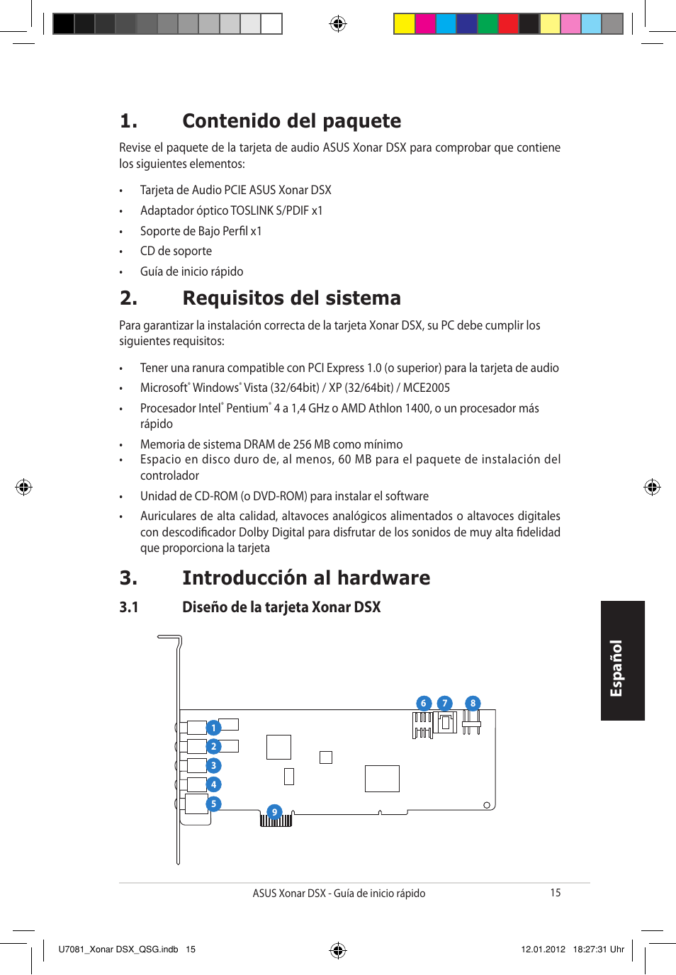 Asus Xonar DSX User Manual | Page 15 / 26