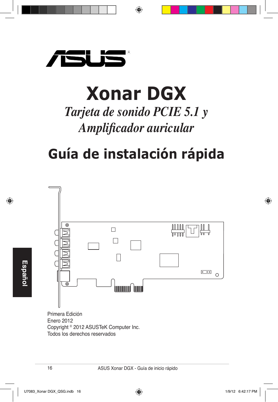 Xonar dgx | Asus Xonar DGX User Manual | Page 18 / 33