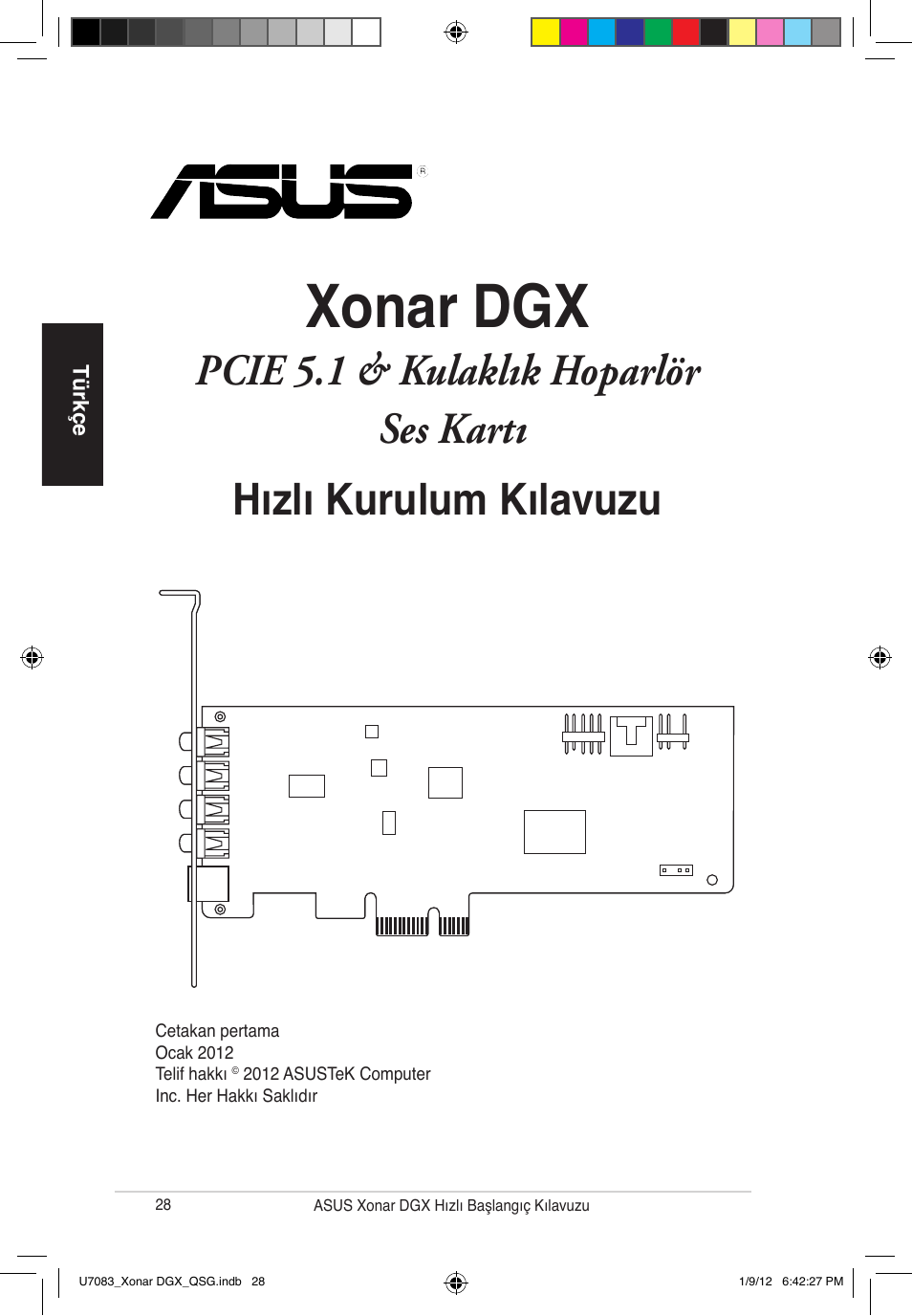 Xonar dgx | Asus Xonar DGX User Manual | Page 30 / 33