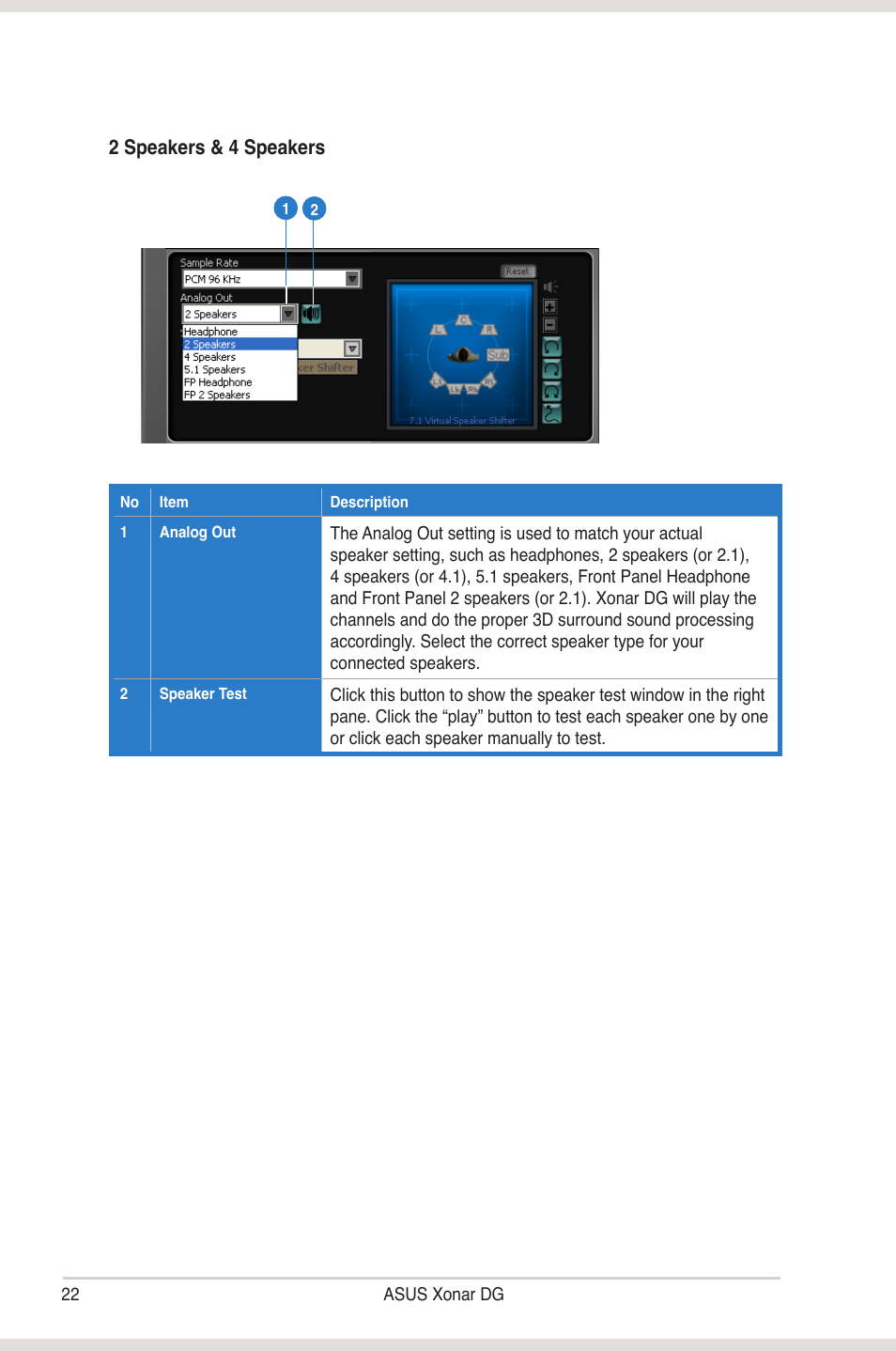 Asus Xonar DG User Manual | Page 28 / 54