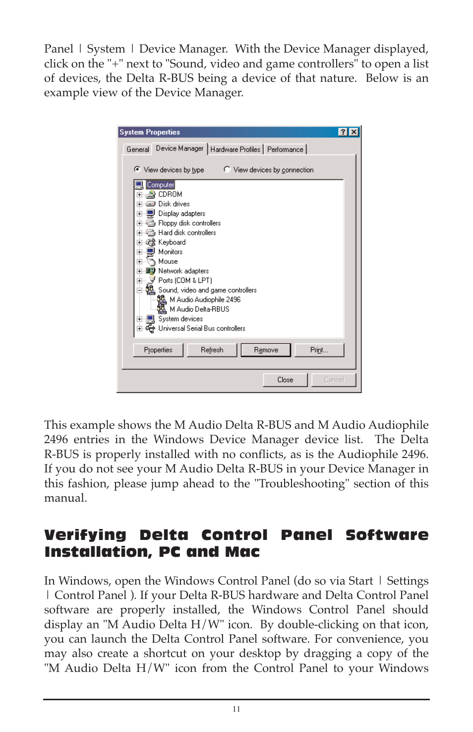 M-AUDIO Delta RBUS User Manual | Page 11 / 60