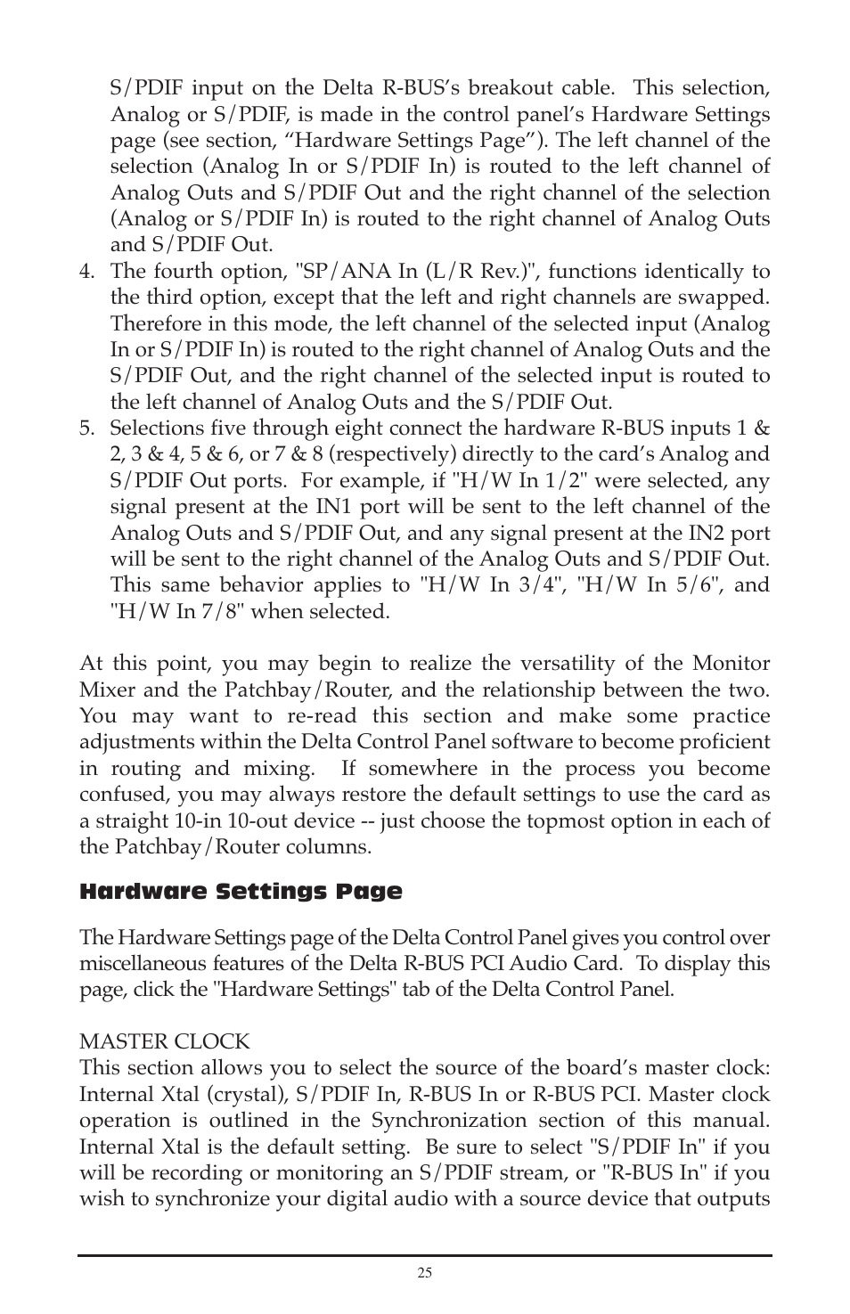 M-AUDIO Delta RBUS User Manual | Page 25 / 60