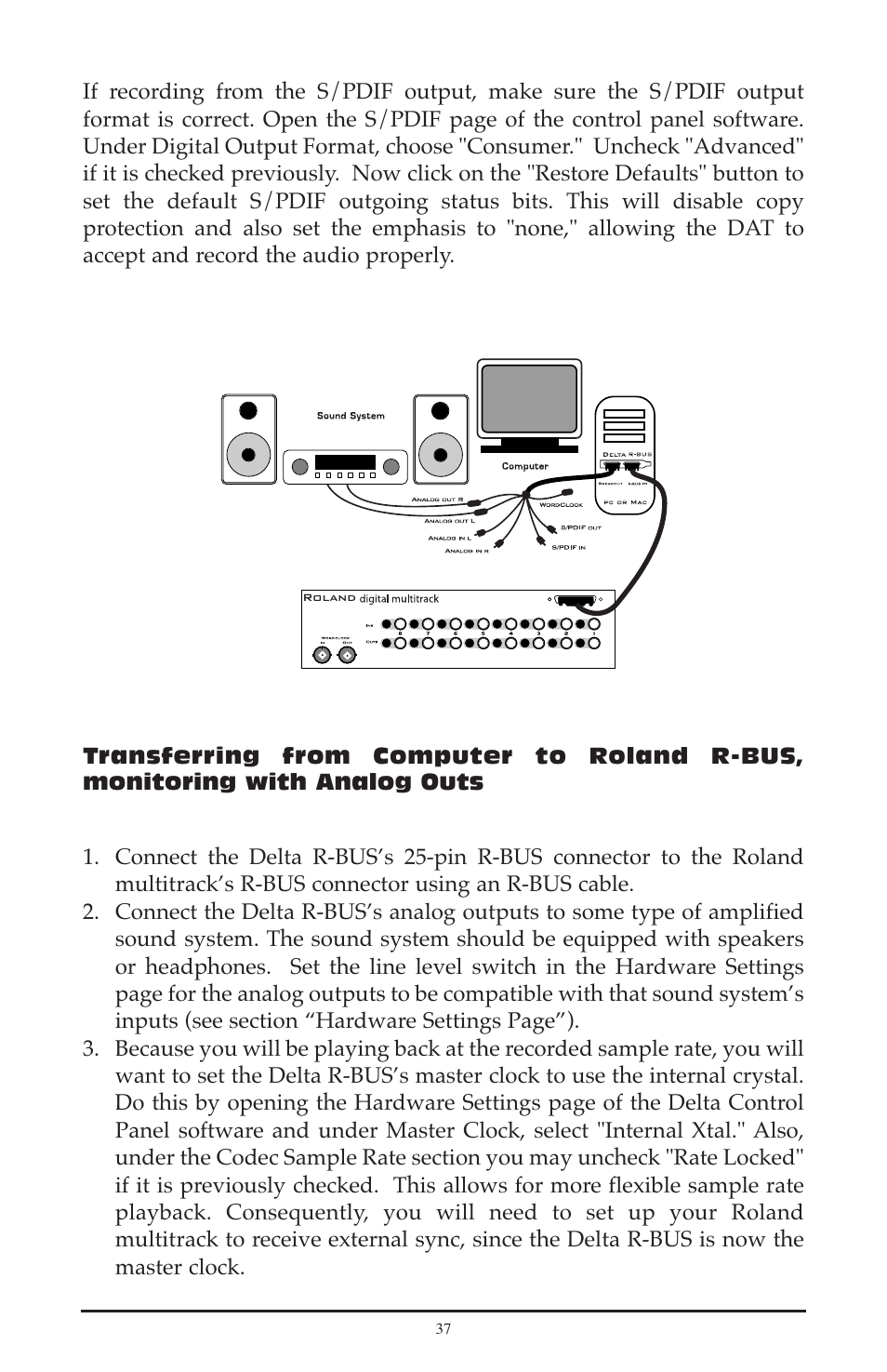 M-AUDIO Delta RBUS User Manual | Page 37 / 60